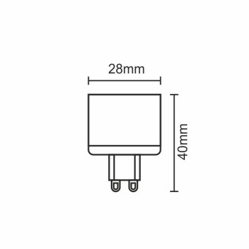 LED 5W-G9/SMD/4000K/W-ZLS625CW