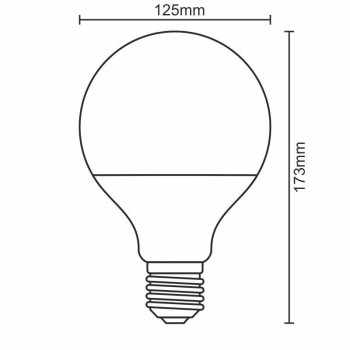 LED 20W - G125/E27/SMD/4000K - ZLS924