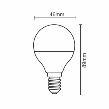 LED 8W-G45/E14/SMD/6000K-ZLS804