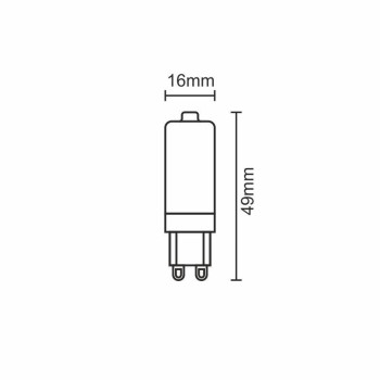 LED 4W-G9/SMD/2800K-ZLS614C