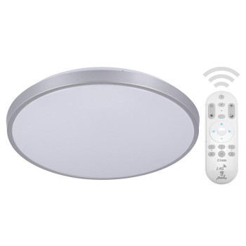 LED svítidlo OPAL+dálk.ovladač 24W/CLR0/RC/SI - LC800A/SI