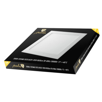 NEDES LED panel podhledové vestavné svítidlo čtverec 24W 85-265V 2800K IP20 LPL215 bílá