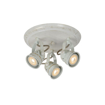 Lucide 77974/15/21 - LED Bodové svítidlo CIGAL 3xGU10/5W/230V antická bílá