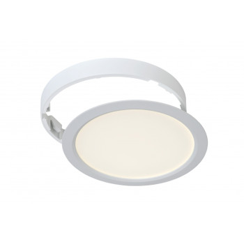 Lucide TENDO-LED - zapuštěné stropní svítidlo - Ø 22 cm - LED - 1x18W 3000K - Bílá 07105/18/31