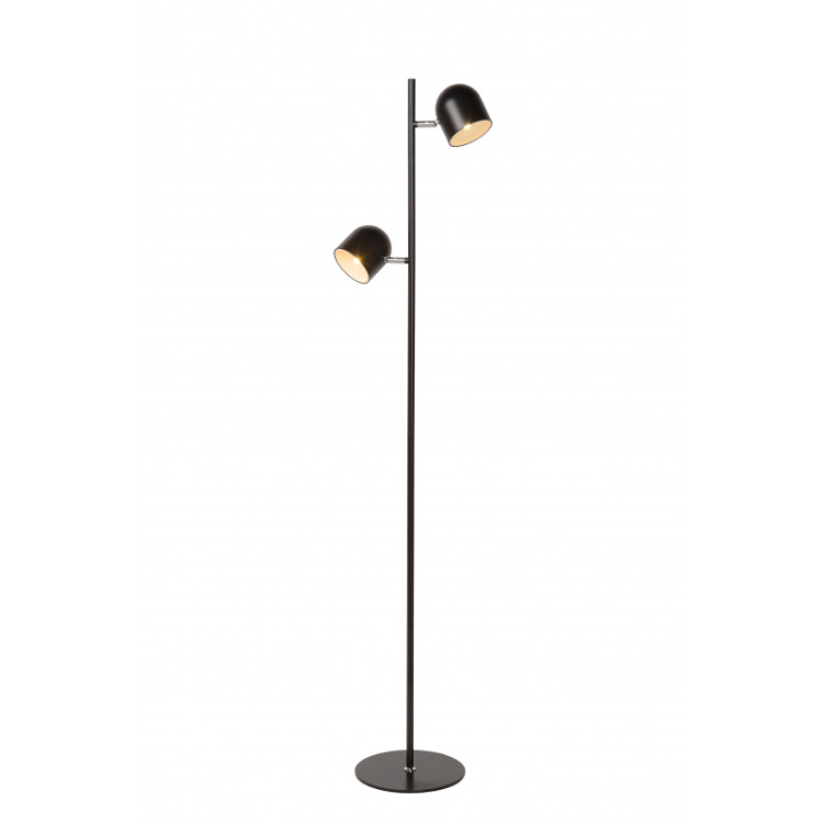 Lucide 03703/10/30 SKANSKA-LED lampa stojací 2x4W H140cm černá, LUCIDE, TRENDY svítidla