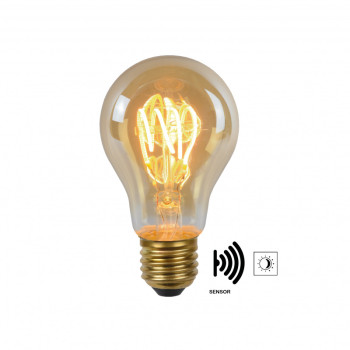 Lucide 49042/04/62 LED žárovka přepínací se SENSOREM A60 E27/4W Amber