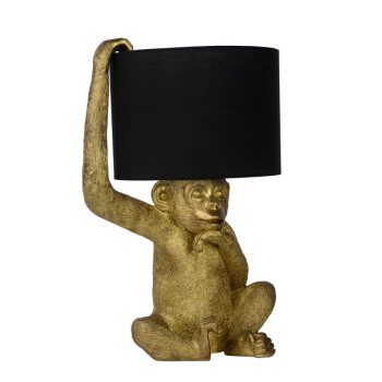 Lucide CHIMP stolní lampička E14/40W H45cm černá / zlatá
