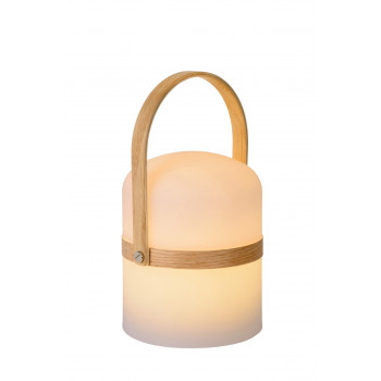 Lucide JOE - stolní lampa venkovní - Ø 14,5 cm - stmívatelné - 1x3W 2800K - IP44 - Bílá 06800/03/31