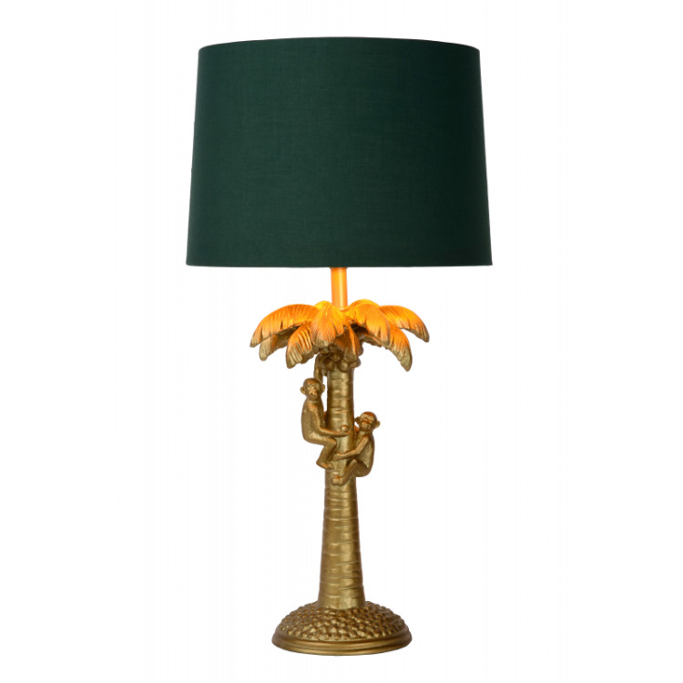 Lucide COCONUT stolní lampička E27/40W H50cm zlatá / Green