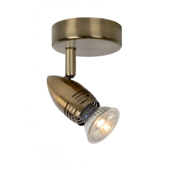 Lucide CARO-LED - přisazené bodové svítidlo - Ø 9 cm - LED - GU10 - 1x5W 2700K -Bronz 13955/05/03