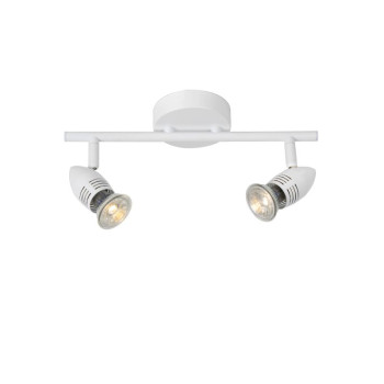 Lucide CARO-LED - stropní svítidlo - LED - GU10 - 2x5W 2700K - Bílá 13955/10/31