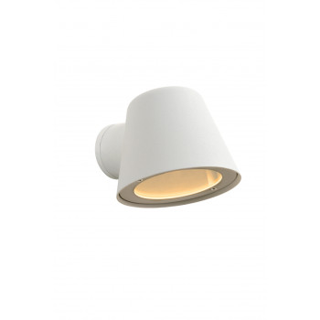 Lucide DINGO-LED - nástěnné svítidlo venkovní - stmívatelné - GU10 - 1x4,5W 3000K - IP44 - Bílá 14881/05/31