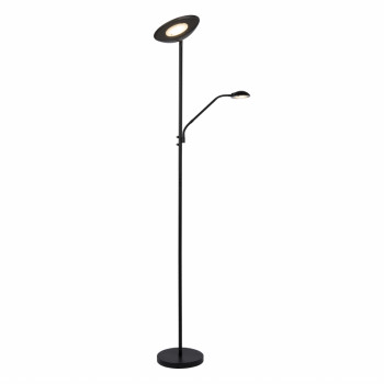 Lucide ZENITH - stojací lampa - Ø 24,5 cm - stmívatelné - 1x20W 3000K - Černá 19791/24/30