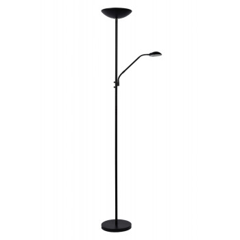 Lucide ZENITH - stojací lampa - Ø 24,5 cm - stmívatelné - 1x20W 3000K - Černá 19791/24/30