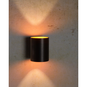 Lucide XERA - nástěnné svítidlo - Ø 8 cm - G9 - Černá 23252/01/30