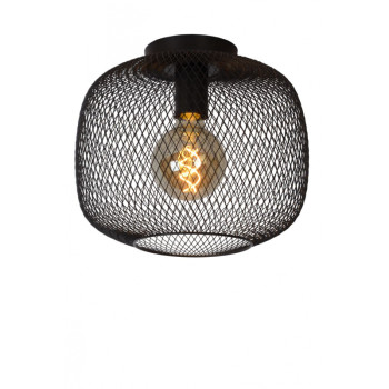 Lucide 45185/30/30 MESH stropní svítidlo Ø 30 cm - E27 - černá