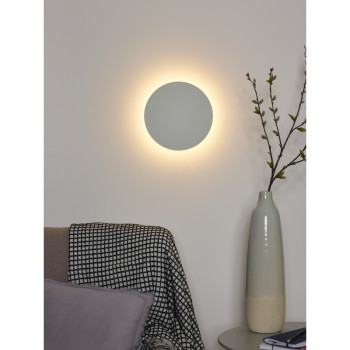 Lucide EKLYPS LED - nástěnné svítidlo - Ø 25 cm - LED - 1x8W 3000K - Bílá 46201/08/31