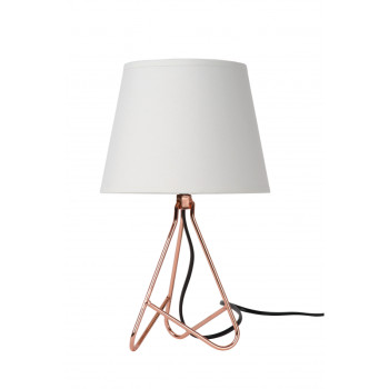 Lucide GITTA - stolní lampa - Ø 17 cm - Měď 47500/81/17