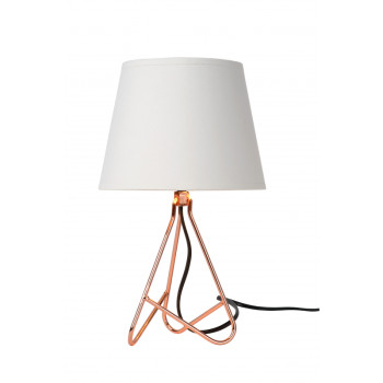 Lucide GITTA - stolní lampa - Ø 17 cm - Měď 47500/81/17