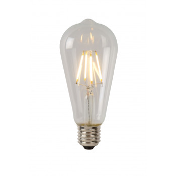 Lucide LED žárovka - okrasné vlákno - Ø 6,4 cm - stmívatelné - 1x5W 2700K - Průhledné 49015/05/60