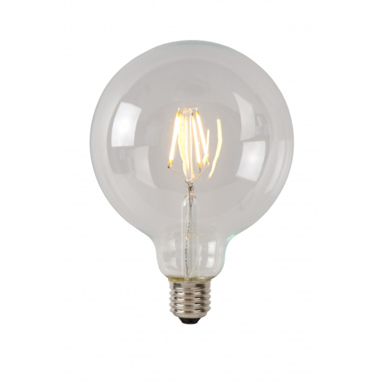Lucide LED žárovka - okrasné vlákno - Ø 12,5 cm - stmívatelné - 1x5W 2700K - Průhledné 49017/05/60, LUCIDE, TRENDY svítidla
