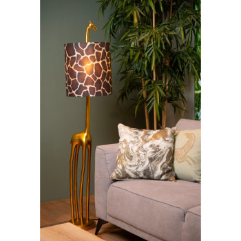 Lucide MISS TALL stojací lampa Ø35 cm 1xE27 zlatá