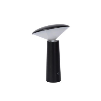 Lucide JIVE venkovní dobíjecí stolní lampa Ø13,9 cm 1x4W 6500K IP44 černá