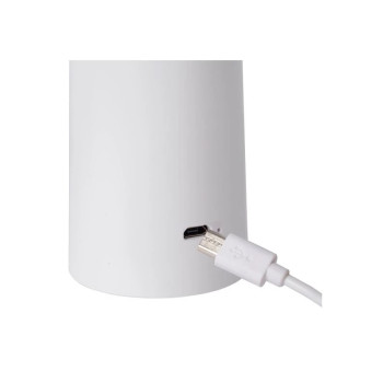 Lucide JIVE venkovní dobíjecí stolní lampa Ø13,9 cm 1x4W 6500K IP44 bílá