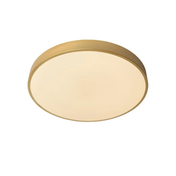 Lucide UNAR zapuštěné stropní svítidlo Ø 49,5 cm 1x36W 2700K matná zlatá/mosazná