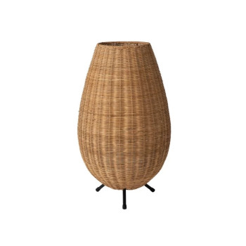 Lucide COLIN stolní lampa Ø 30 cm 1xG9 světlé dřevo