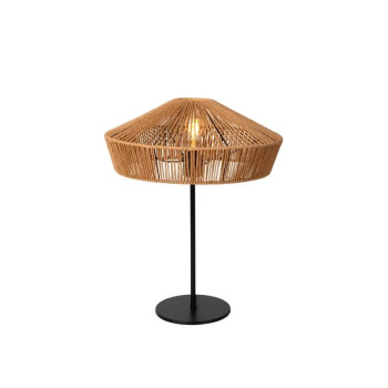 Lucide YUNKAI stolní lampa Ø 40 cm 1xE27 světlé dřevo