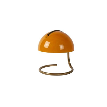Lucide CATO stolní lampa Ø 23,5 cm 1xE27 oranžová