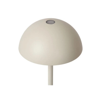 Lucide JOY venkovní dobíjecí stolní lampa ø 12 cm 1x1,5W 3000K IP54 bílá