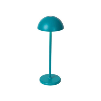 Lucide JOY venkovní dobíjecí stolní lampa ø 12 cm 1x1,5W 3000K IP54 tyrkysová