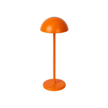 Lucide JOY venkovní dobíjecí stolní lampa ø 12 cm 1x1,5W 3000K IP54 oranžová