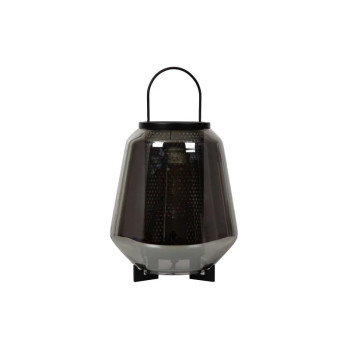 Lucide SISKA stolní lampa 1xE27 kouřově šedá