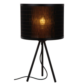 Lucide TAGALOG stolní lampa Ø 26 cm 1xE27 černá