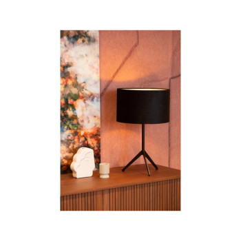 Lucide TONDO stolní lampa Ø 30 cm 1xE27 černá