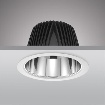 LED downlight, 185mm, 30W, bílá, 3000K, výřez 175mm - Prolumia