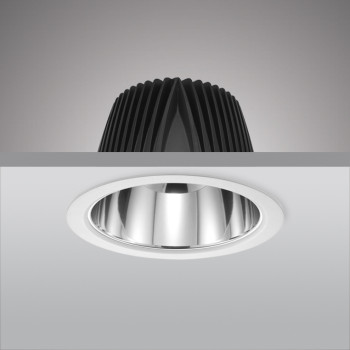 LED downlight, 165mm, 14W, bílá, 4000K, výřez 150mm - Prolumia