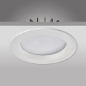 LED downlight, 135mm, 13W, bílá, 100°, 4000K, pevné, výřez 120mm - Prolumia