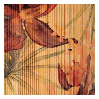 Lucide TANSELLE - Retro přisazené stropní svítidlo - Ø40 cm - 1xE27 - Květovaný vzor