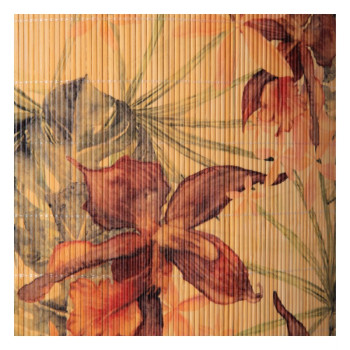 Lucide TANSELLE - závěsné retro svítidlo - Ø30 cm - 1xE27 - Květovaný vzor