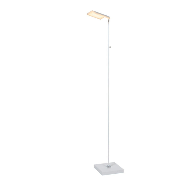 Stojací LED stmívatelná lampa Lucide AARON - 1x10W 2700K - bílá