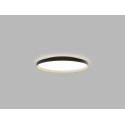 LED2 Stropní svítidlo MOON 60, BG TRIAC DIM 60W 2CCT 3000K/4000K černá/zlatá RING - LED2 Lighting