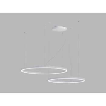 LED2 Závěsné svítidlo CIRCLE SET 2 P-Z, W TRIAC DIM 104W 3000K/4000K bílá - LED2 Lighting