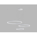 LED2 Závěsné svítidlo CIRCLE SET 3 P-Z, W DALI/PUSH DIM 136W 3000K/4000K bílá - LED2 Lighting