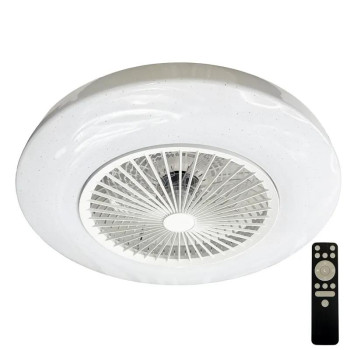 LED svítidlo + stropní ventilátor STAR + dálkový ovladač 72W - LCL6350