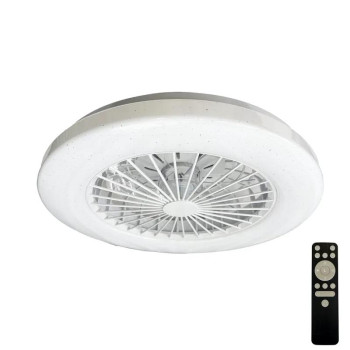 LED svítidlo + stropní ventilátor STAR + dálkový ovladač 48W - LCL6340