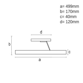 LED stropní svítidlo s dálkovým ovladačem 40W - TA1313/S